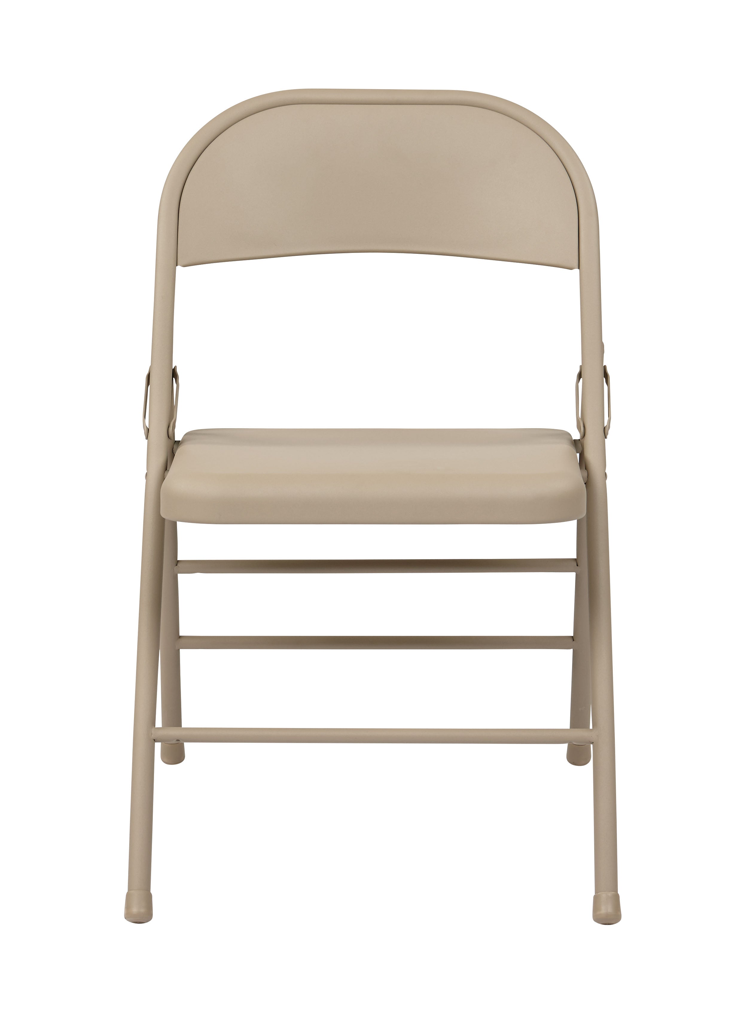 Folding Chair with Metal Seat and Back